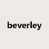 beverley是什么意思