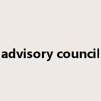 advisory council是什么意思