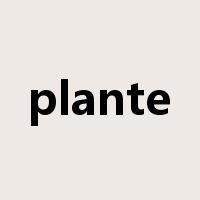 plante是什么意思