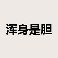 浑身是胆是什么意思
