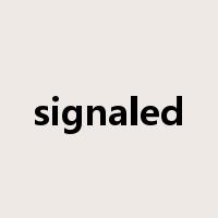 signaled是什么意思