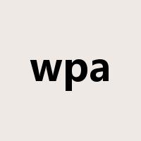 wpa是什么意思