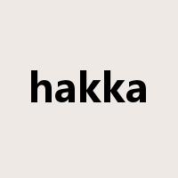 hakka是什么意思