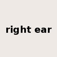 right ear是什么意思