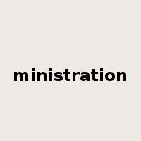 ministration是什么意思