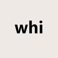 whi是什么意思