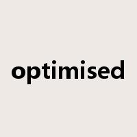 optimised是什么意思