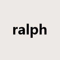 ralph是什么意思