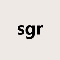 sgr是什么意思