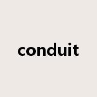 conduit是什么意思