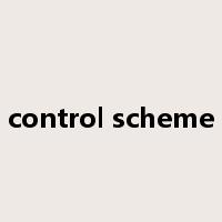 control scheme是什么意思