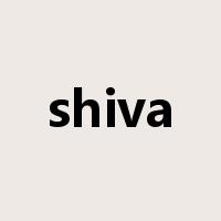 shiva是什么意思