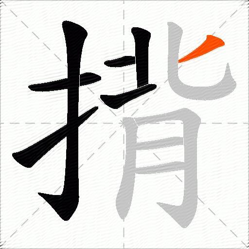 揹