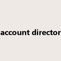account director是什么意思