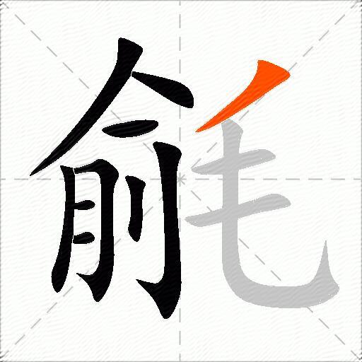 毹
