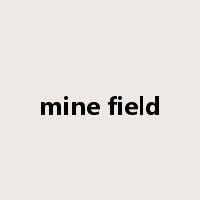 mine field是什么意思