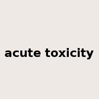 acute toxicity是什么意思