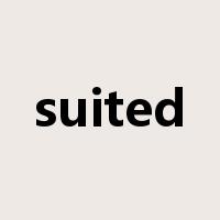 suited是什么意思