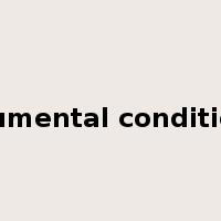 instrumental conditioning是什么意思