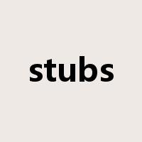 stubs是什么意思
