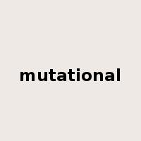 mutational是什么意思