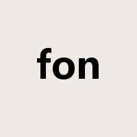 fon是什么意思