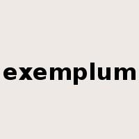 exemplum是什么意思