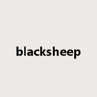 blacksheep是什么意思