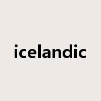 icelandic是什么意思