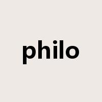 philo是什么意思