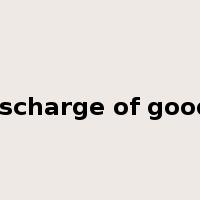 discharge of goods是什么意思