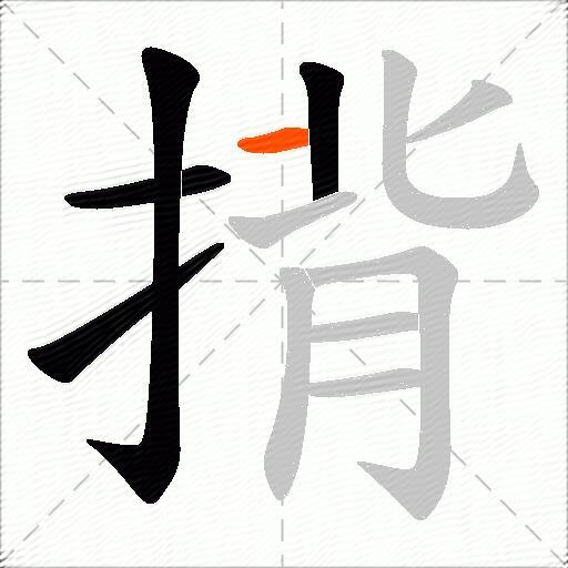 揹