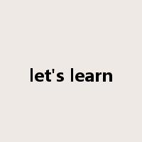 let's learn是什么意思