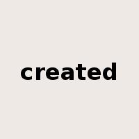 created是什么意思