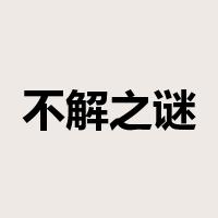 不解之谜是什么意思