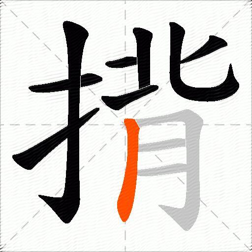 揹