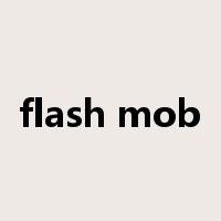flash mob是什么意思