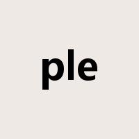 ple是什么意思