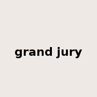 grand jury是什么意思