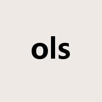 ols是什么意思
