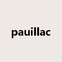 pauillac是什么意思