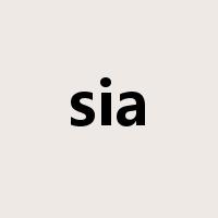 sia是什么意思