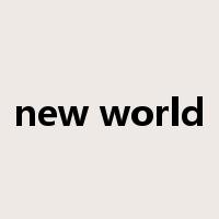 new world是什么意思
