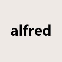 alfred是什么意思