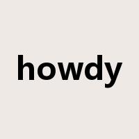 howdy是什么意思