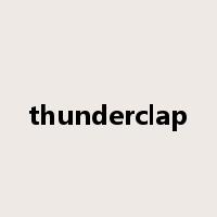 thunderclap是什么意思