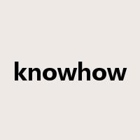 knowhow是什么意思