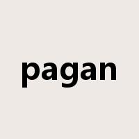 pagan是什么意思