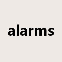 alarms是什么意思