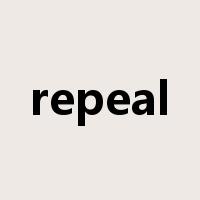 repeal是什么意思